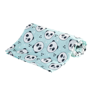 Pieluszki bambusowe Panda mięta