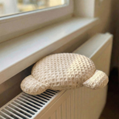 Termofor z pestek wiśni i lawendy Miś kremowy