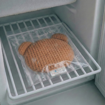 Termofor z pestek wiśni i lawendy Miś brąz