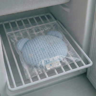 Termofor z pestek wiśni i lawendy Miś niebieski