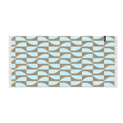 Ręcznik SMART Geometric beach błękit ONA
