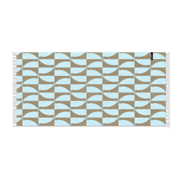 Ręcznik SMART Geometric beach błękit ONA