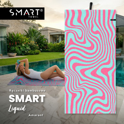 Ręcznik SMART Liquid amarant