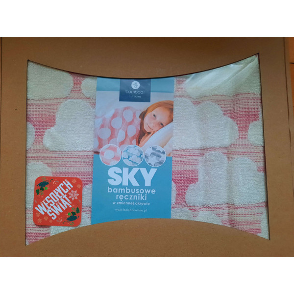 Ręcznik kąpielowy SKY Chmurki