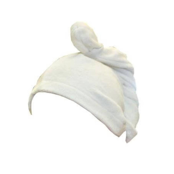 Turban bambusowy damski ecru