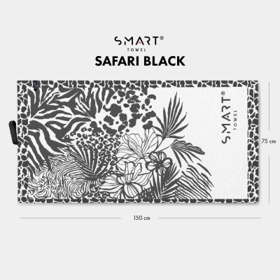 SMARTTOWEL ręcznik bambusowy SAFARI Black