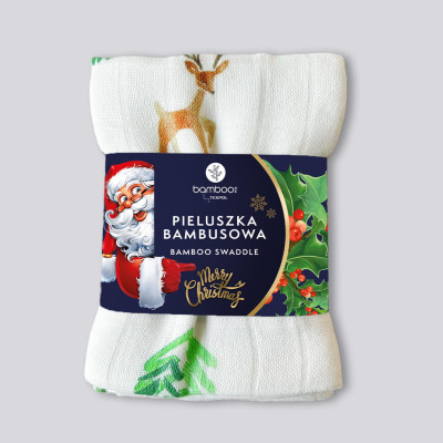 Pieluszki bambusowe Świąteczna Zima